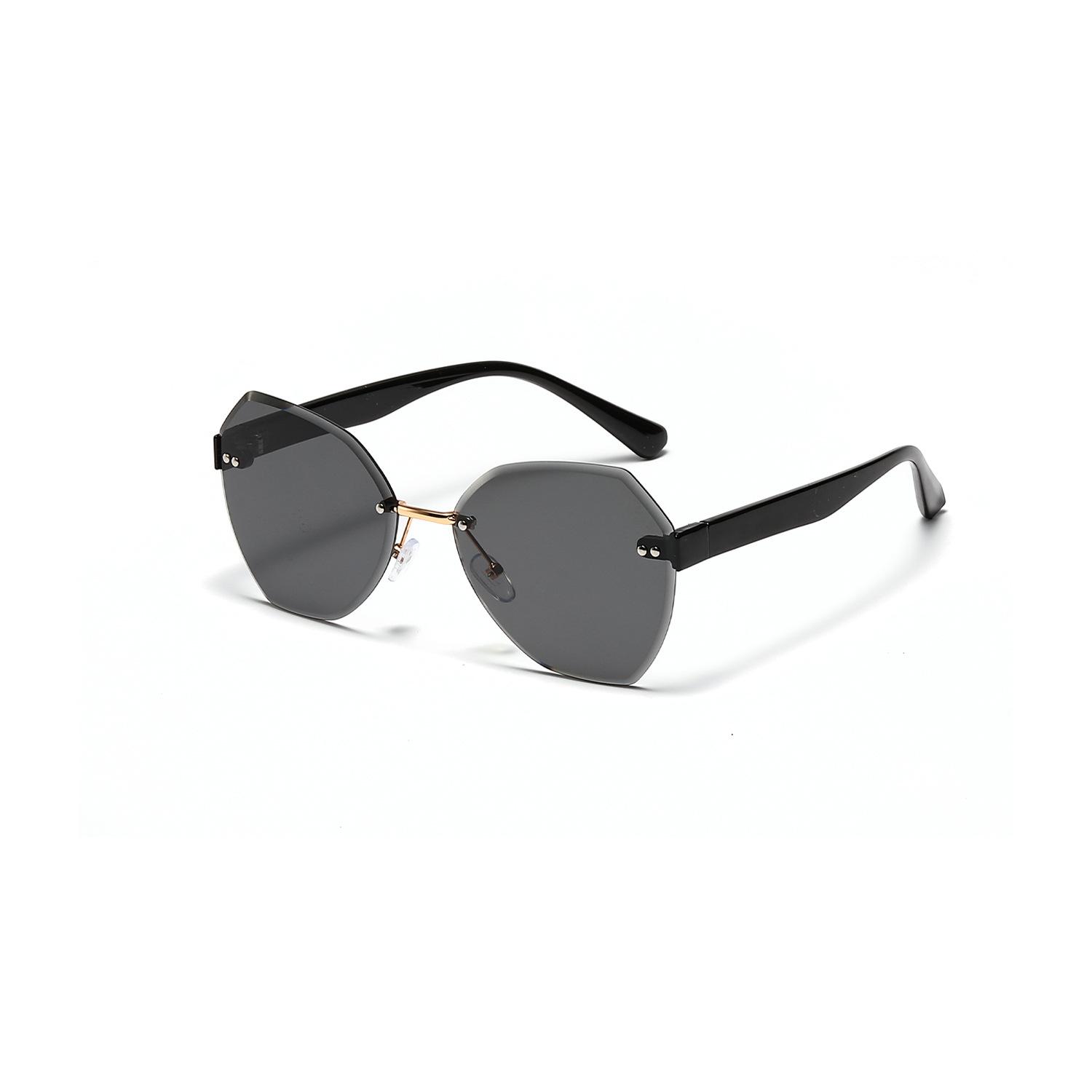 

Безободковые очки Многоугольные Розовые Ретро Солнцезащитные очки Женские Фактурные Солнцезащитные очки Мужские