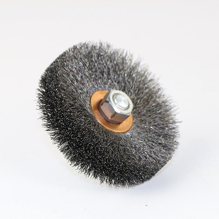 Tire Repair Low-Speed Soft Steel Wire Grinding Brush for Surface Cleaning