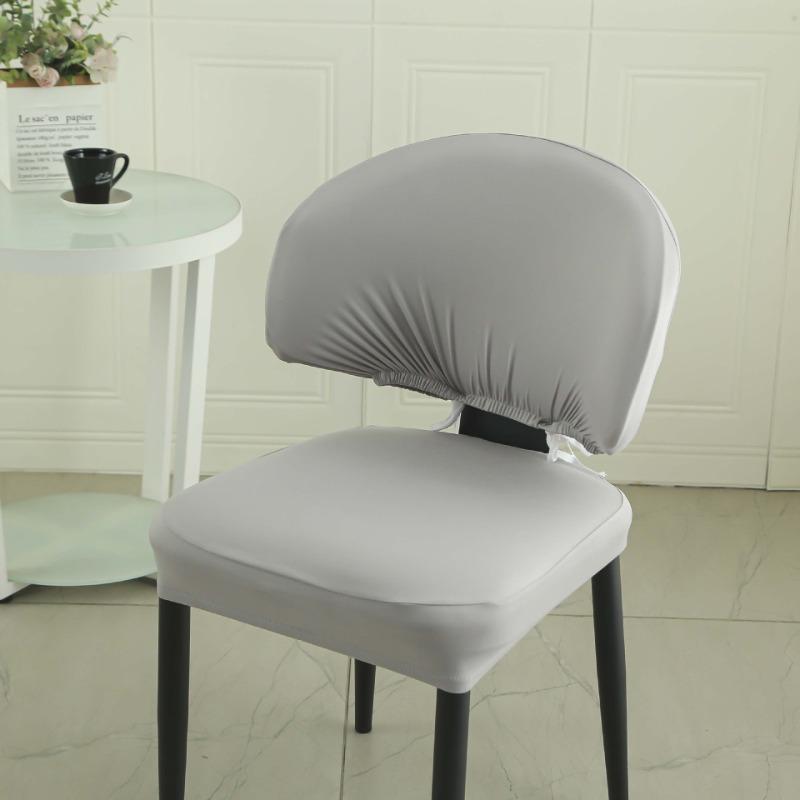 

Home Designer Backrest Chair Covers Modern Simple Circular Dining Chairs Light Luxury Dining Table Chair Covers for Hotels