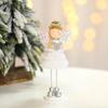 New Christmas Decor Angel Girl Figurine 15cm Cute Fairy Elf Figurine Desktop Ornament Creative Angel Thoughtful Gift