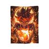 Haikyuu Japanese Anime Flannel Blankets Hinata Shoyo Customized Throw Blanket for  Sofa Bedding Lounge 125*100cm Quilt,