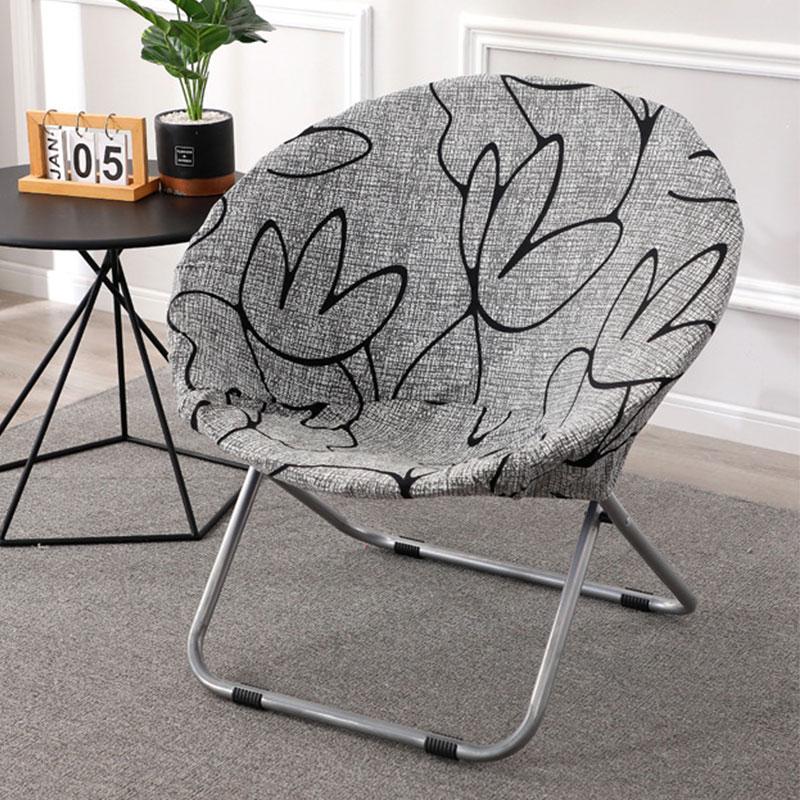 Moon Chair Dust Cover Removable Washable High Stretch Sun Chair Cover Seat Protector Anti-Dirty Elastic Slipcovers (NO Chair)
