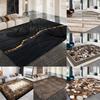 Wood Grain Style Print Large Area Rug Non-Slip Wear-resistant Carpet for Living Room Bedroom Soft Floor Mat Home Decor Fashion