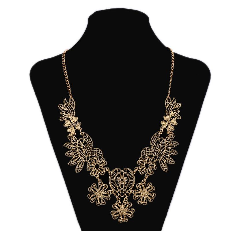 Bohemian Ethnic Talisman Necklace With Zinc Alloy Pendant For Festival Wear