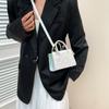 Spring New Fashionable Casual One-shoulder Simple and Beautiful Handbag Women's Crossbody Bag Commuting Small Square Bag