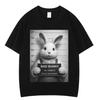 Funny Rabbit Meme Tshirt Men Wome Fashion Harajuku Loose Tshirt Summer 100 Cotton Hiphop Casual Aesthetic Trendy Tshirts