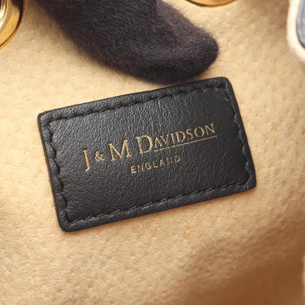 Used J&M Davidson CARNIVAL L Carnival Shoulder Bag leather Black Used Women