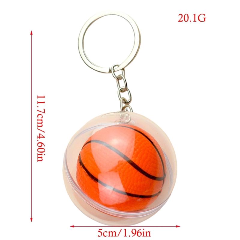 Sportlich Inspiriertes Acryl Basketball Schlüsselanhänger Großes Modeaccessoire Mit Auffälligem Design Für Aktive Lifestyle-Anhänger