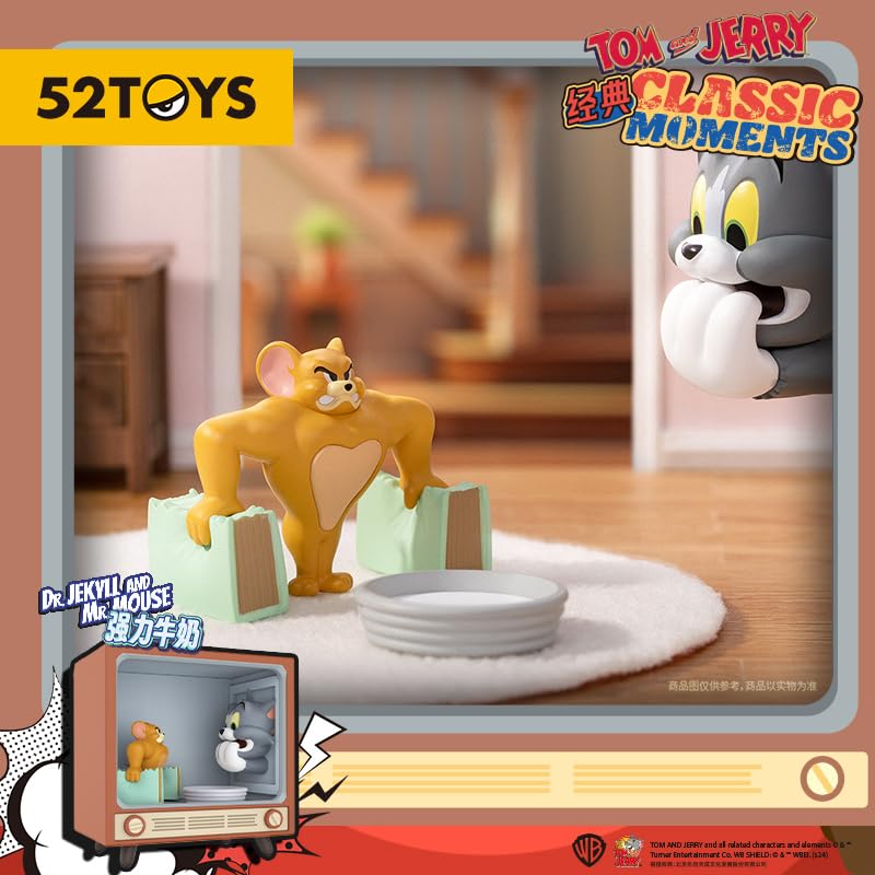 52TOYS BLINDBOX Tom and Jerry Classic Moments 8-Piece Box