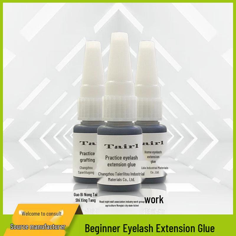 Beginner Eyelash Extension Glue, 10ml Black Adhesive for Student Training