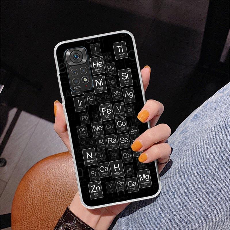 Physics Chemical Mathematics Phone Case For Xiaomi Redmi Note 15 14 13 12S 12 11 Pro Plus 14S 11S 11E 10 10S 11T 5G Personalized