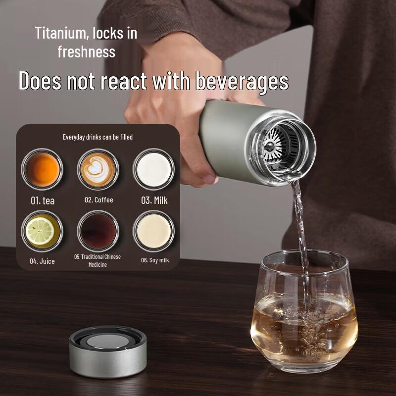 Fuguang Tea Master Pure Titanium Insulated Mug