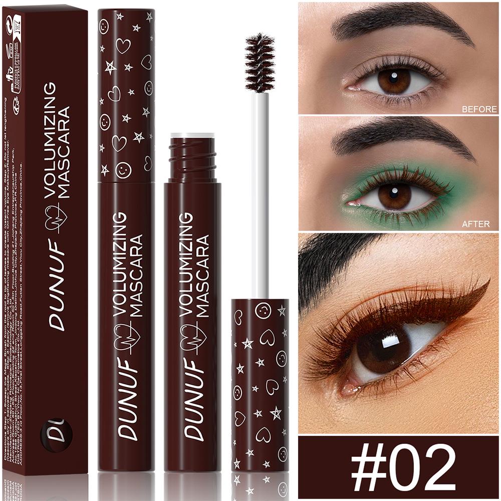DUNUF Colorful Waterproof Mascara: Long-lasting, Volumizing, Lengthening & Curling