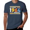 Vintage 1964 Original Parts Birthday 1964 classic original funny gifts birthday TShirt Plus Size Summer Casual TShirt