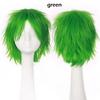S-noilite Synthetic Short Wig Blue Brown Black Women Men Cosplay Costume Party Head Wigs Hair