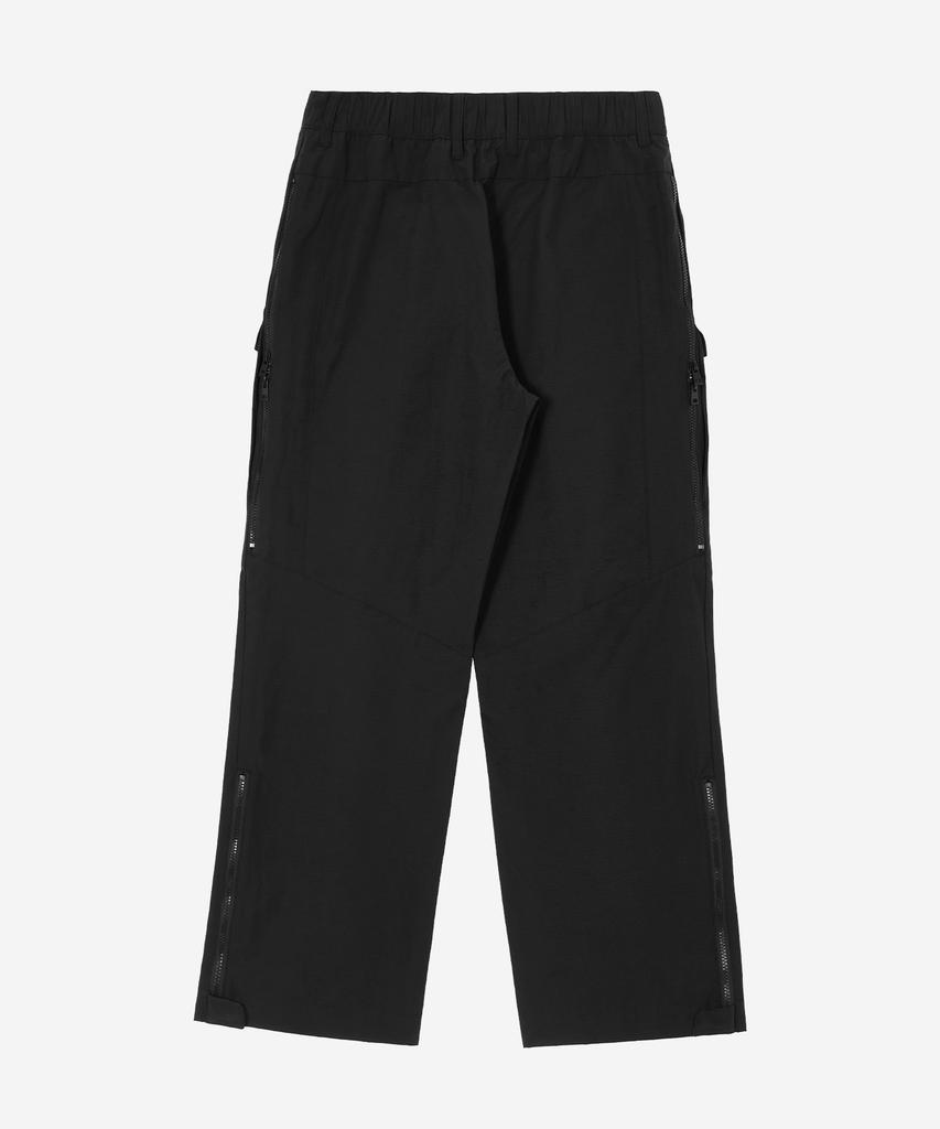 Kallapataleu Cn Wide Ankle Zipped Cargo Pants - Black