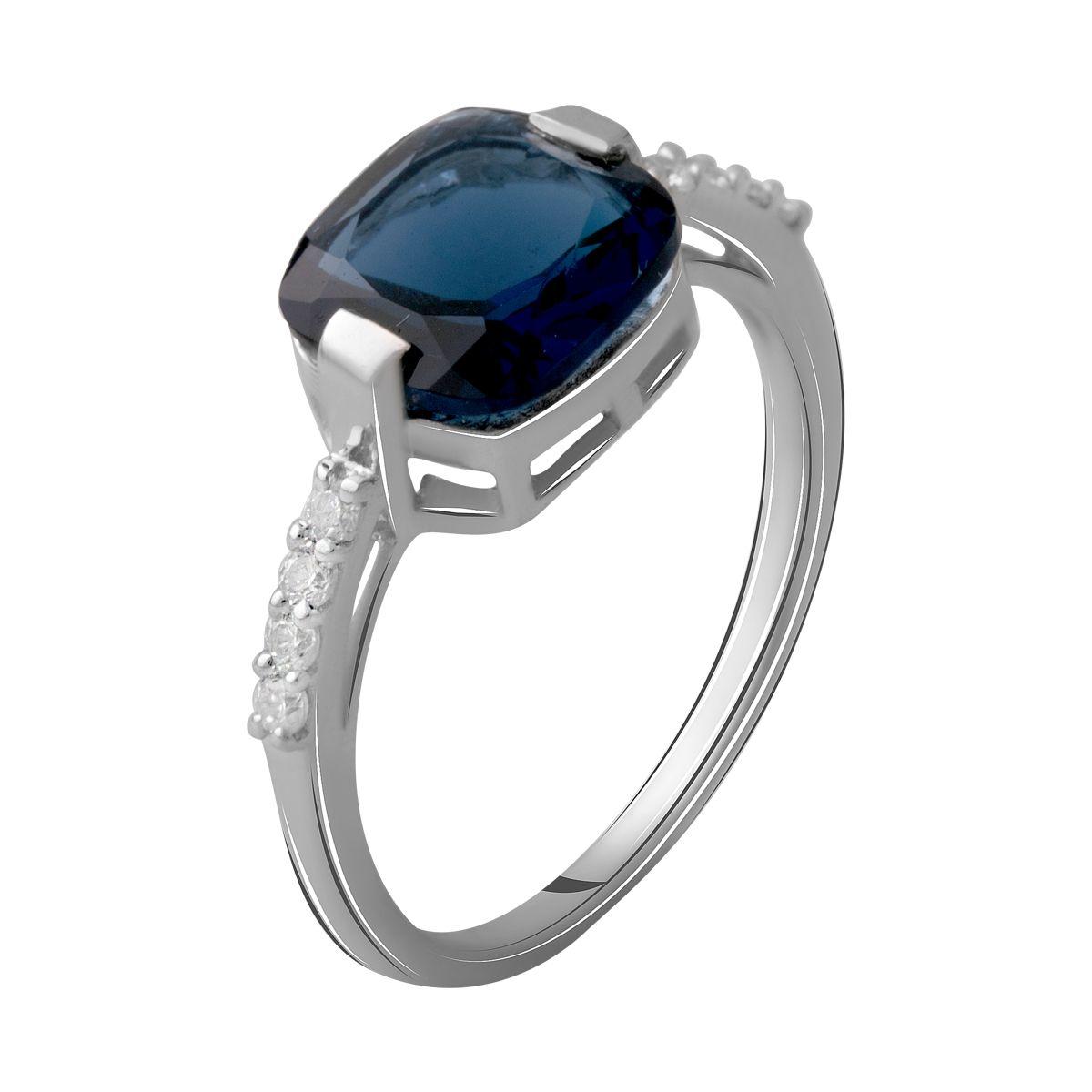 

Срібна каблучка ProJewelry з сапфіром nano 2.468ct (2059653) 17.5