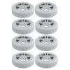 8Pcs Luggage Wheels Protector Rings Silicone Luggage Accessories Wheels Cover For Most Luggage Reduce Noise For Travel Luggage