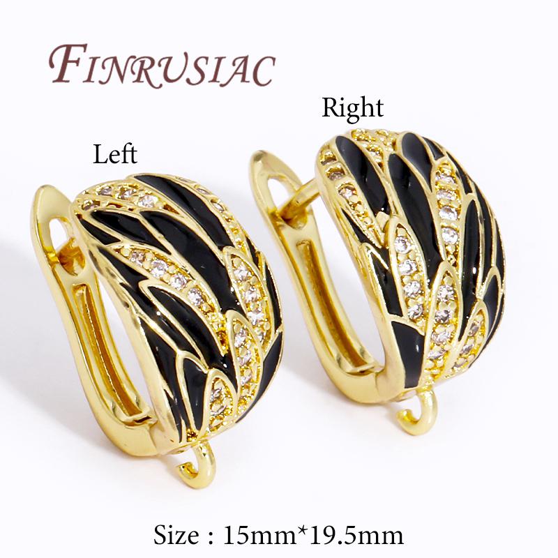 Accessories For Earrings 18K Gold Plated Earring Hooks Shvenzy Earwires Fasteners For Earrings,DIY Women's Jewelry Making