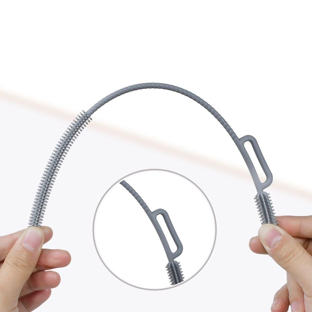 Multifunctional Silicone Straw Brush Soft Hair High Temperature Bottle Straw Brush Cleaning Tools Cleaning Brushes