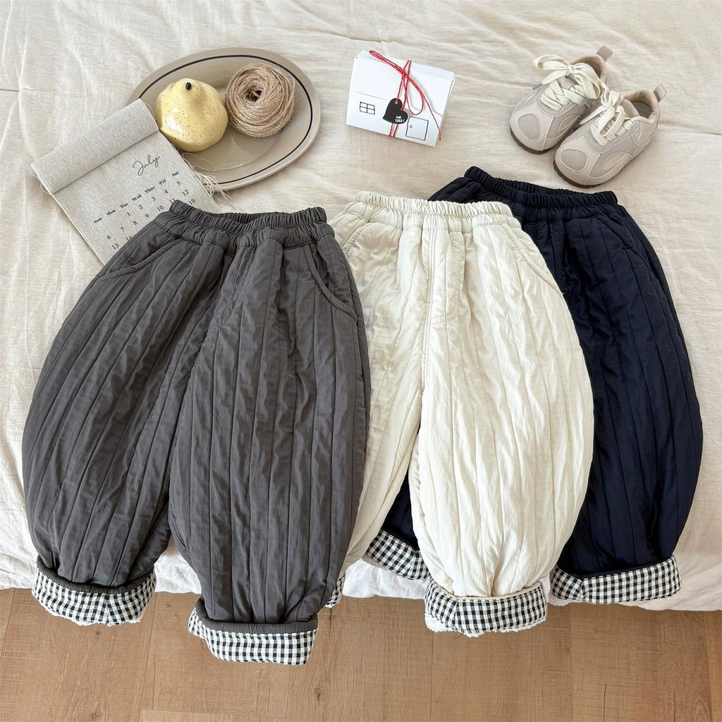 Boys Thick Sherpa Lined Straight Leg Warm Winter Pants for Toddlers