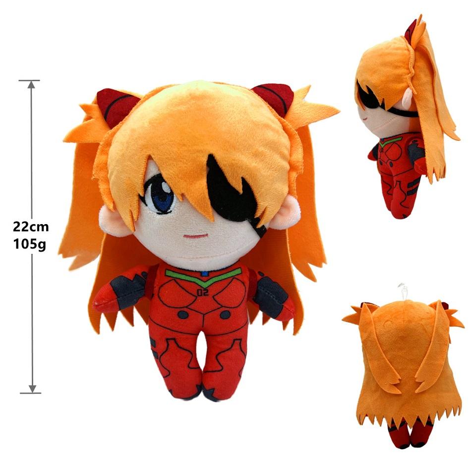 Classic Ayanami Rei Plush Toy Doll Cartoon Anime Plush Toy Kawaii Evangelion Plush Doll Eva Soft Stuffed Room Decor Xmas Gifts
