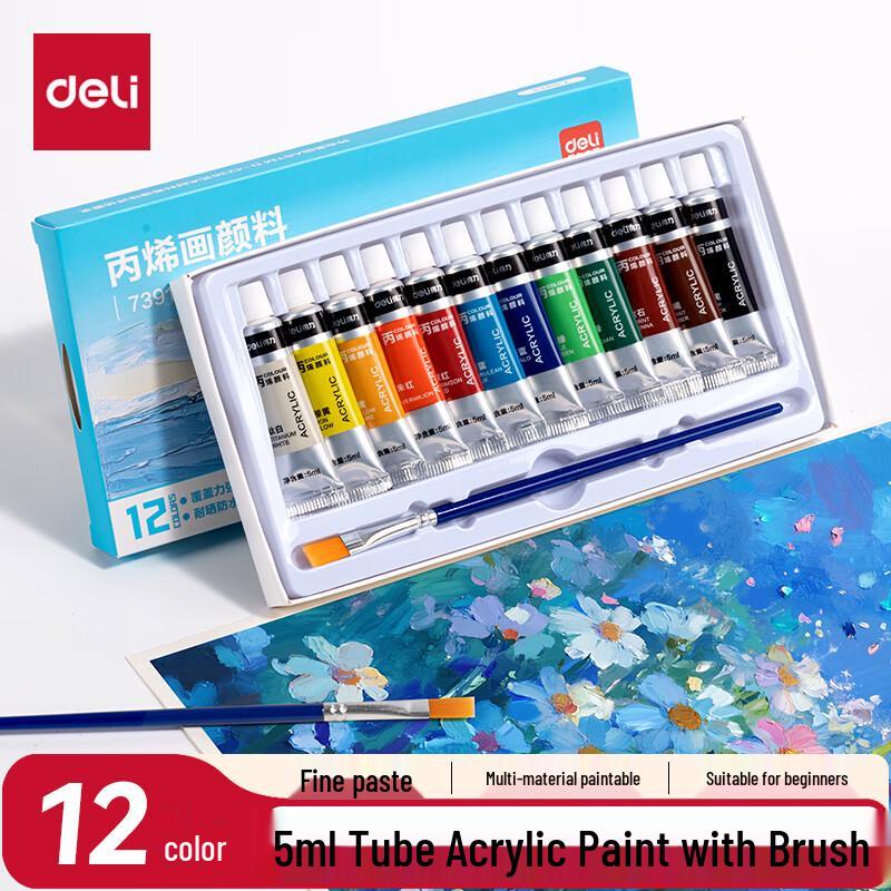 Deli Acrylic Paint Starter Kit