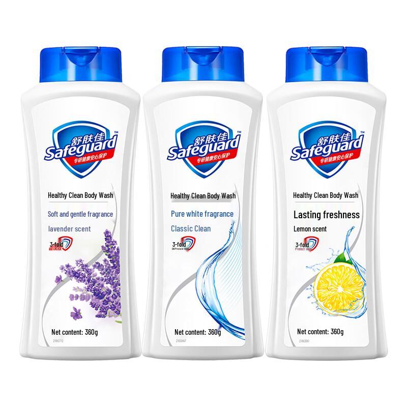 

Safeguard Healthy Cleansing Shower Gel, 3x360g Multi-pack