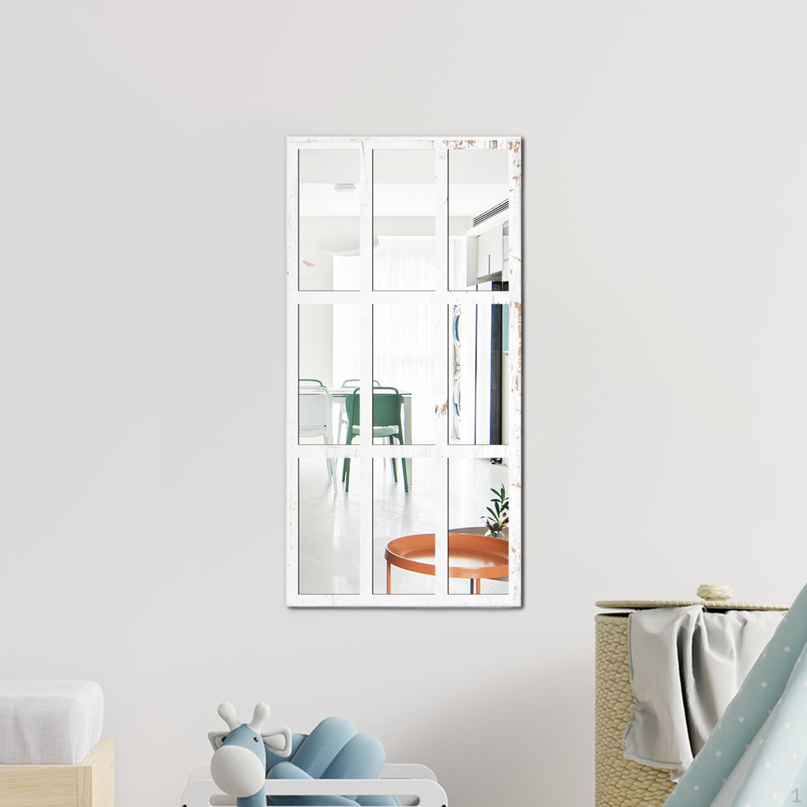 

Декоративное настенное зеркало Удобный современный для ванной комнаты, гостиной, кухни White