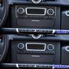 Black Multimedia Button Panel Carbon Fiber Sticker For Benz Smart Fortwo 2011-15