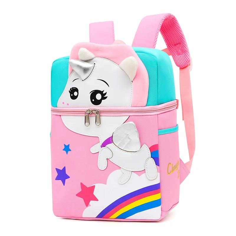 Zaino Cartone Animato Animale Bambina Bambino Alta Qualità Asilo Nido Dinosauro Cartella Scolastica Bambini Zaino Carino Borse Scolastiche per Bambini