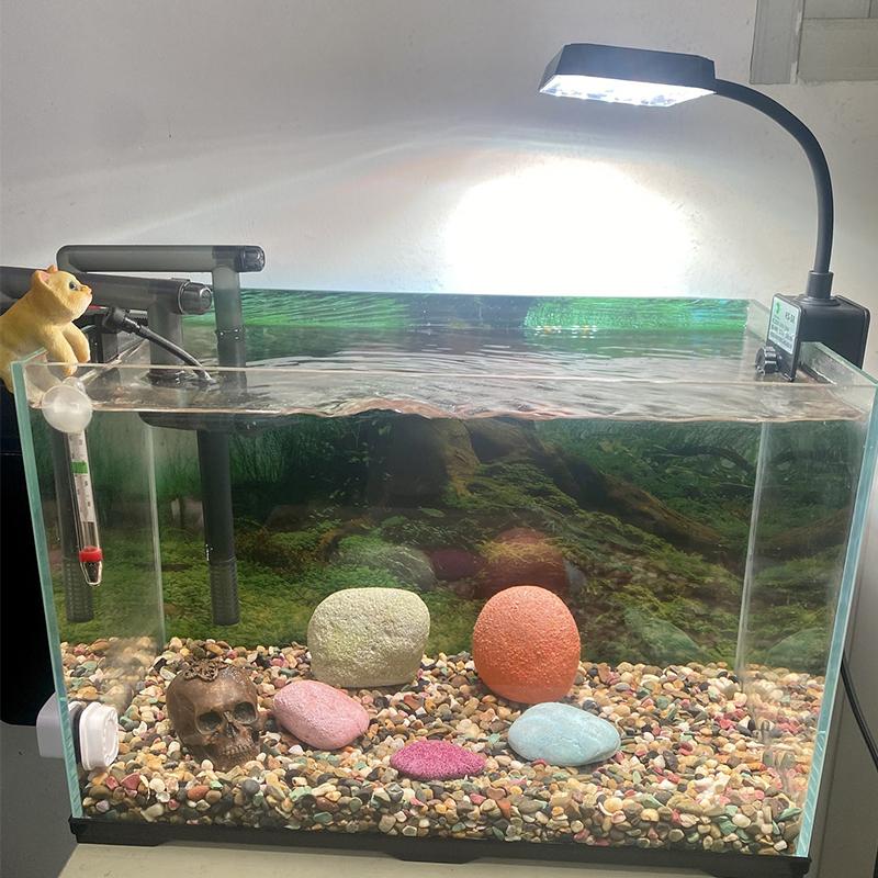 220V Aquarium LED Light Full Spectrum Water Grass High Brightness Super Slim 360° Rotation Fish Tank Aquatic Plant Clip-on Lamp