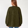 Women's Fashion Solid Color Coats Long Sleeved Knitted Casual Cardigan Sweater Jacket
