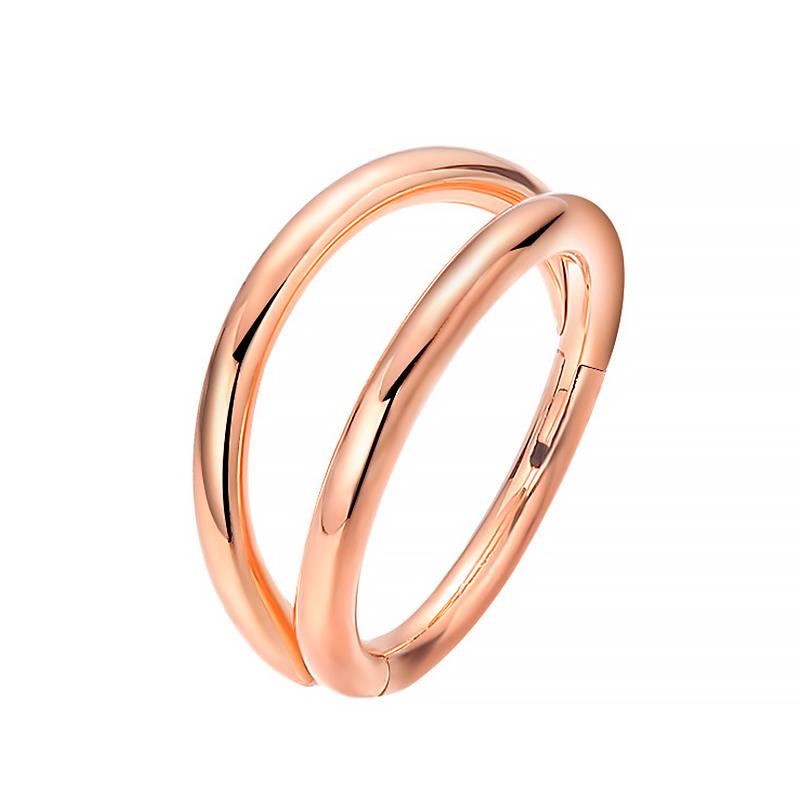 Inele de nas Cercuri Inele Septum Duble Cercuri Cartilaj Cercei Piercing Nariz Cercuri Deschise Suprapuse Inele de nas pentru Femei și Bărbați