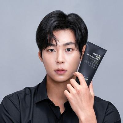 Foellie Homme Tea Tree Clay Pack 200ml Acne Relief + Pore Reduction + Blackhead Reduction Functional 3 In 1