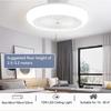 30W 24W Ceiling Fans Light  85-265V Ceiling Fans with Light and Remote 3 Colors Dimmable Ceiling Lamps for Kitchen Bedroom