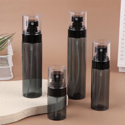 30/60/100/120 ml Sprey Şişe Seyahat Dağıtıcısı Boş Şeffaf/Siyah Makyaj Alkol Ultra İnce Sis Yüz Nemlendirme Taşınabilir