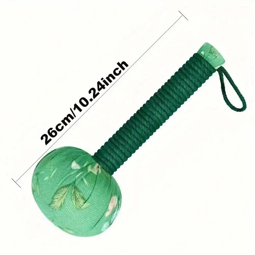 Long Handle Wormwood Massage Hammer - Manual Body Relaxation Tool for Muscle Relief & Wellness