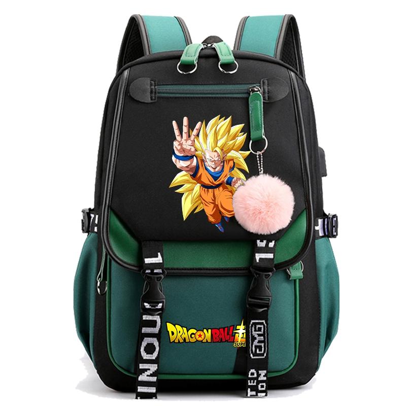 Anime Dragon Ball Bag Large Capacity Backpack for Women Anti Theft Travel Bag Back To Schoolbag for Teenager Girl Laptop Bag Women Travel Bag Mochila