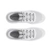 Under Armour Charged Pursuit 3 Big Logo - Halo Grey White Damen Sneaker 3026523-100