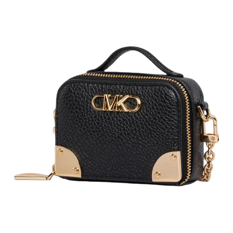 MICHAEL KORS Cow Leather Box Bag, Shoulder Bag, Crossbody Bag Mini Women's Black 32F3G9EC0L-001