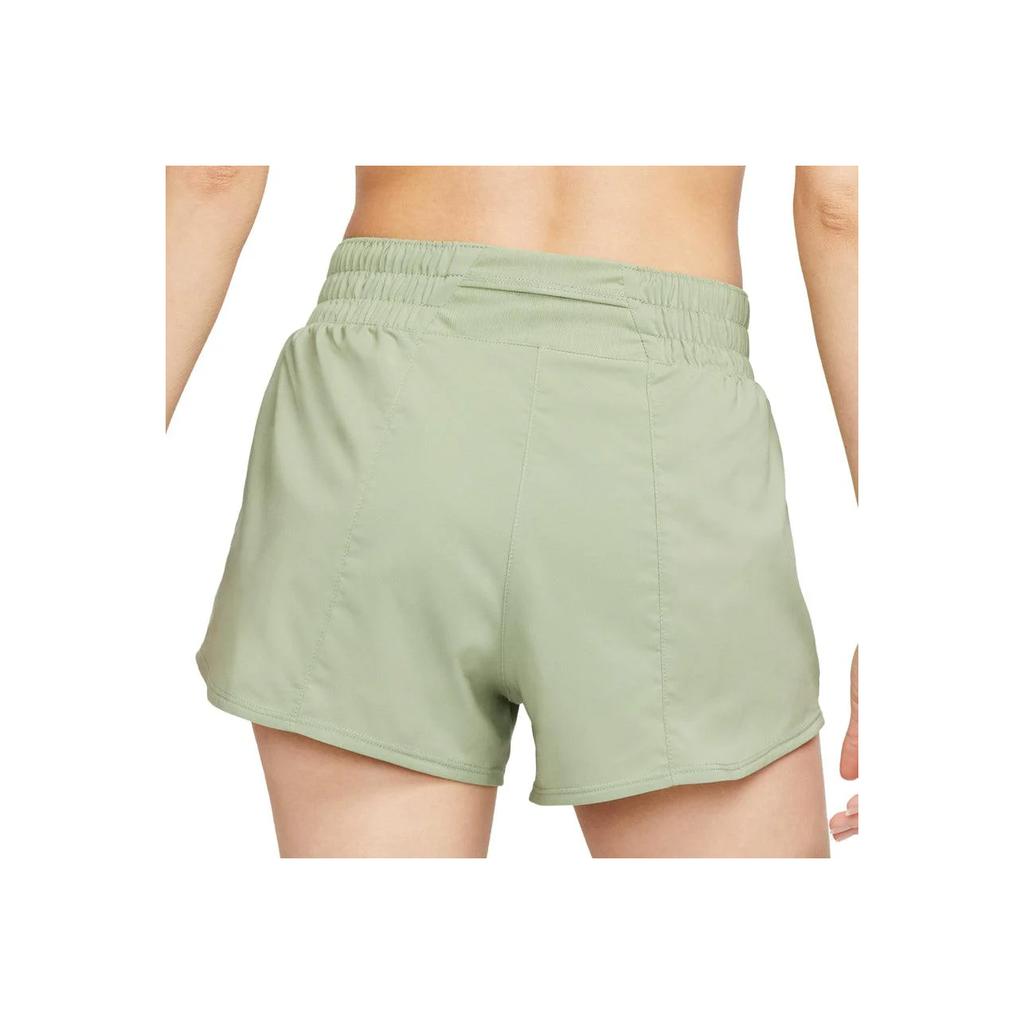 Nike Swoosh Logo Elastic Waist Straight Regular Shorts Women Shorts Oil-Green DX1032-386