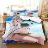 Anime Rent-A-Girlfriend Chizuru Bedding SetsGirls Bed Supplies Set Duvet Cover Bed Comforter Set Bedding Set