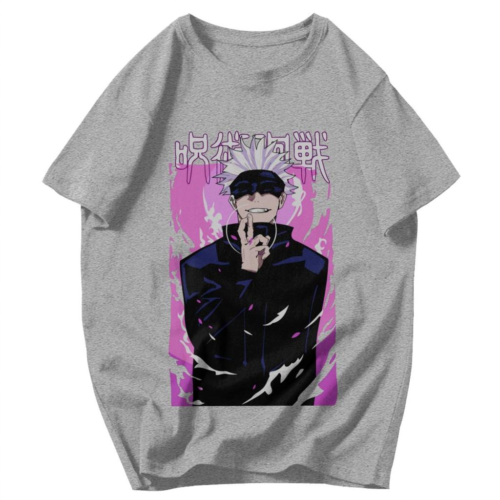 Men T Shirt Anime Jujutsu Kaisen Satoru Gojo Vintage Funny Gifts Y2K Graphic Anime Unisex Clothes T Shirts