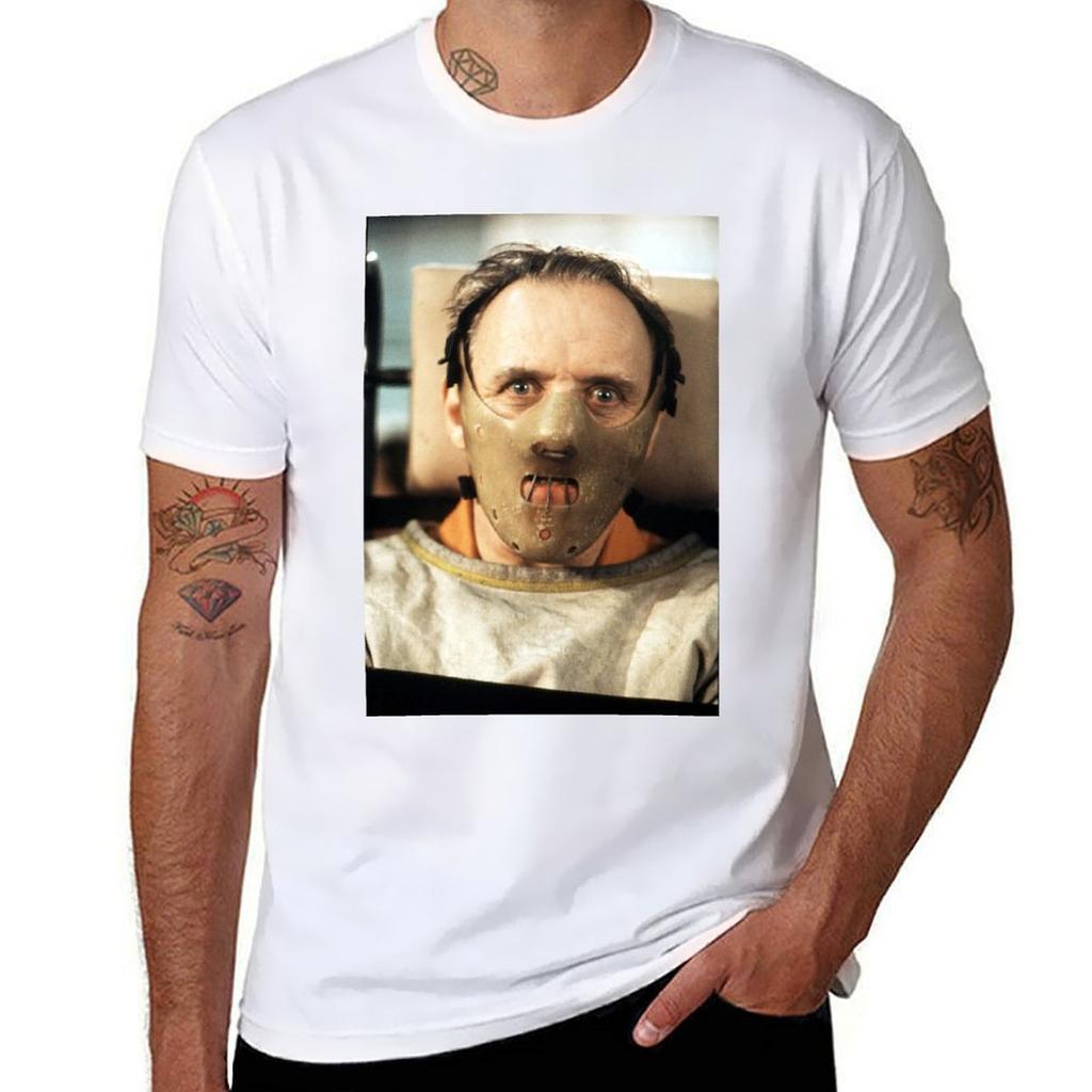 Hannibal Lecter T-Shirt Anime T-Shirt T-Shirts für Herren Grafik Vintage T-Shirt