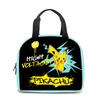 Niedliche Pikachu Pokemon Lunchtasche Cartoon Handtasche Kühltasche für Kinder Tragbar und stilvoll
