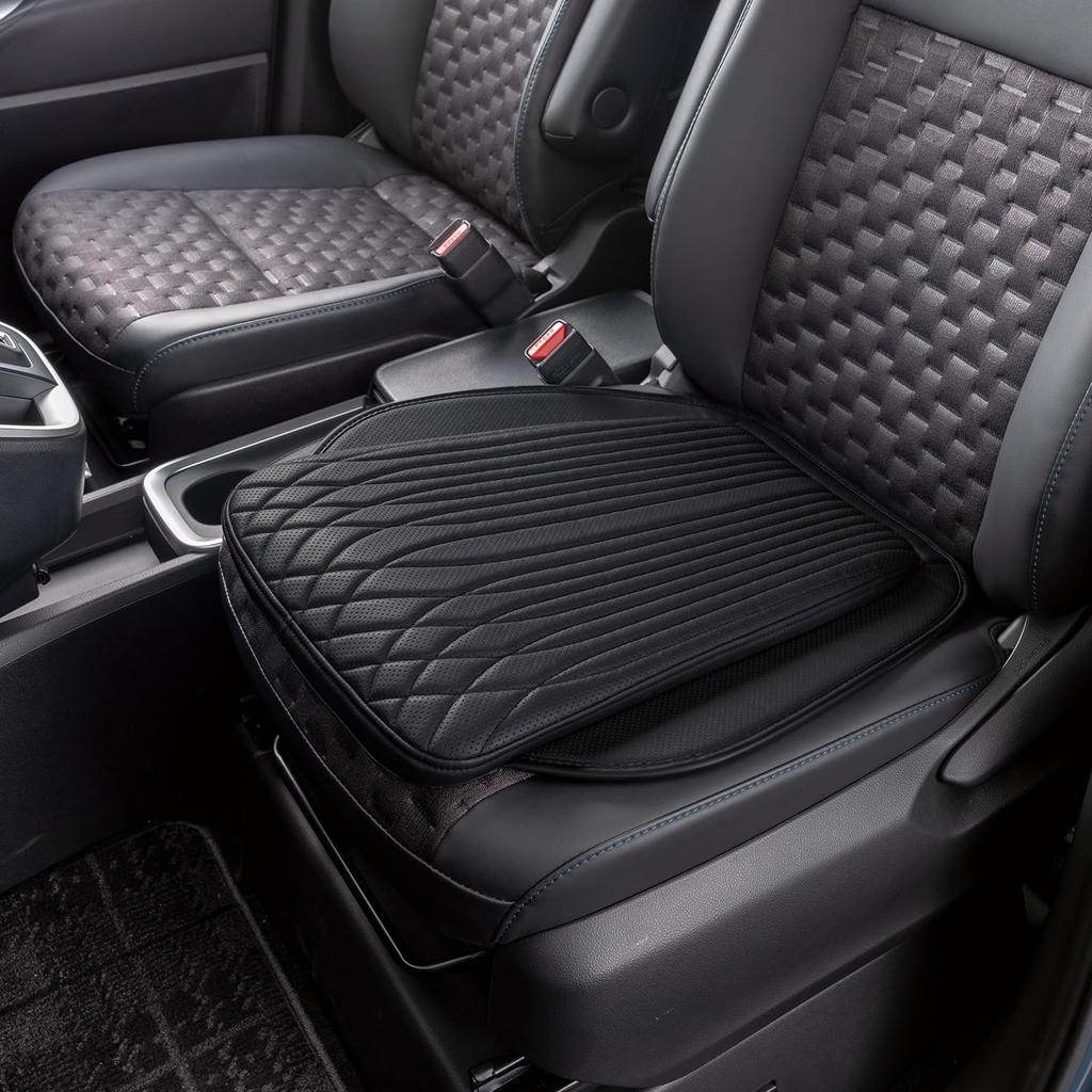 BONFORM Deluxe Leder Hüft 480 x 500 x Polster, Größe 30mm, Farbe Schwarz, 5216-43BK