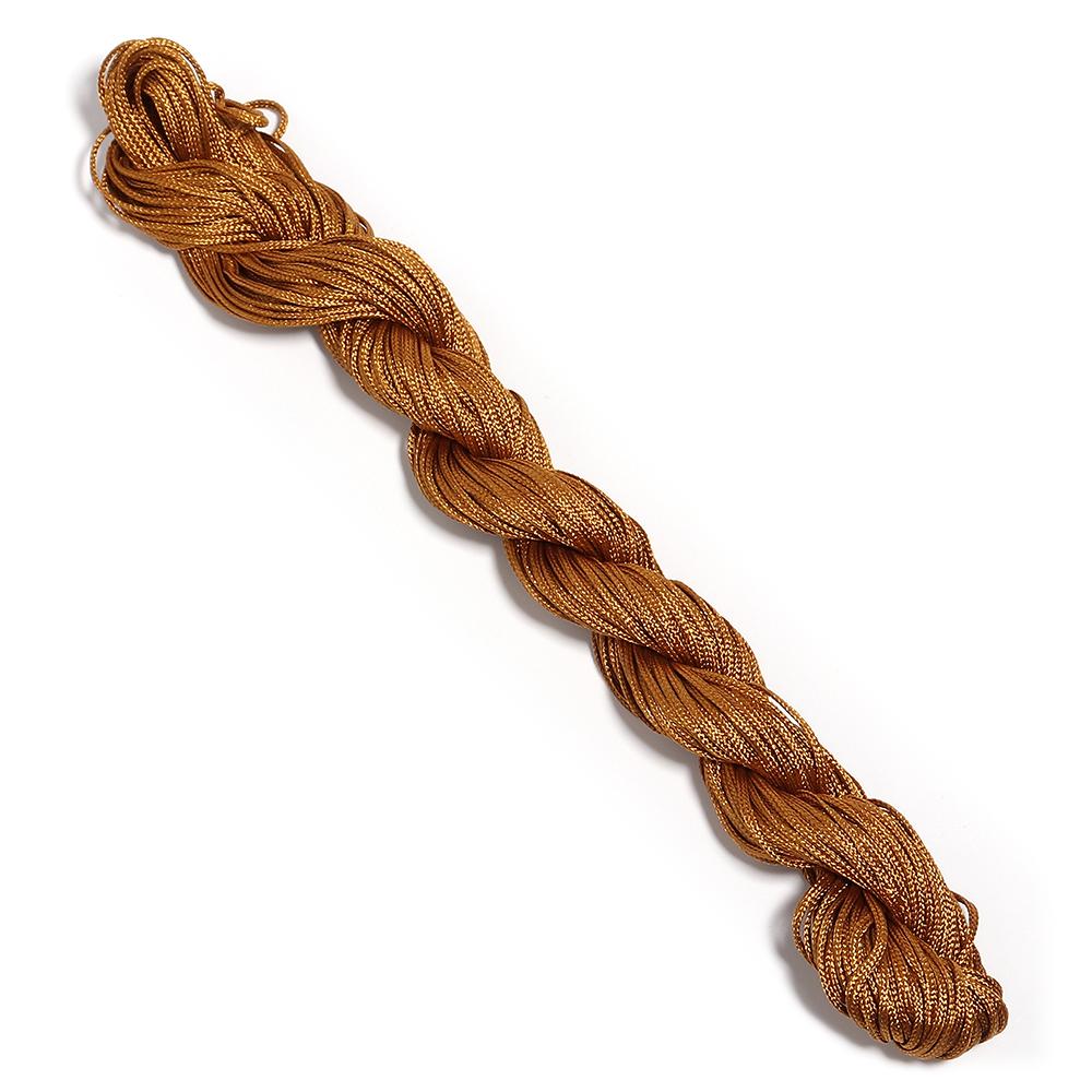 1/1.5mm Multicolor Nylon Cord Chinese Knot Thread Braided String for Jewelry Making Bracelet Tassels Beading Thread Supplies