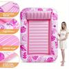JOYFY Inflatable Tanning Pool Lounger Float 85" x 57" Extra Large Pool Floats for Adult Summer Water Party Gifts