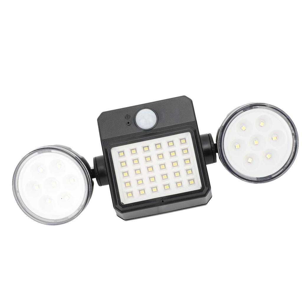Outdoor Solar Light Multi Heads Motion Sensor IP65 Waterproof LED Security Light for Garden Yard Garage